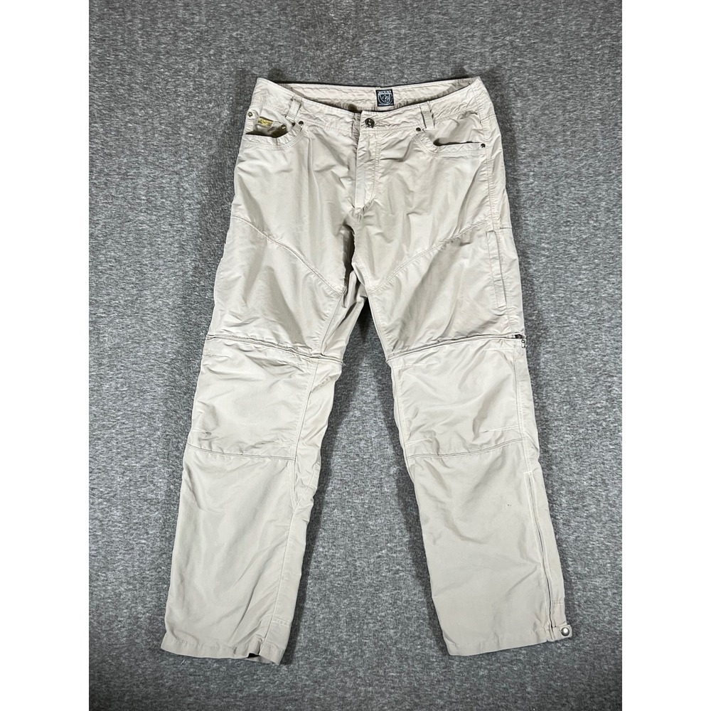 Kuhl Cargo Pants Versatile Trousers Casual Beige Mens 36X30